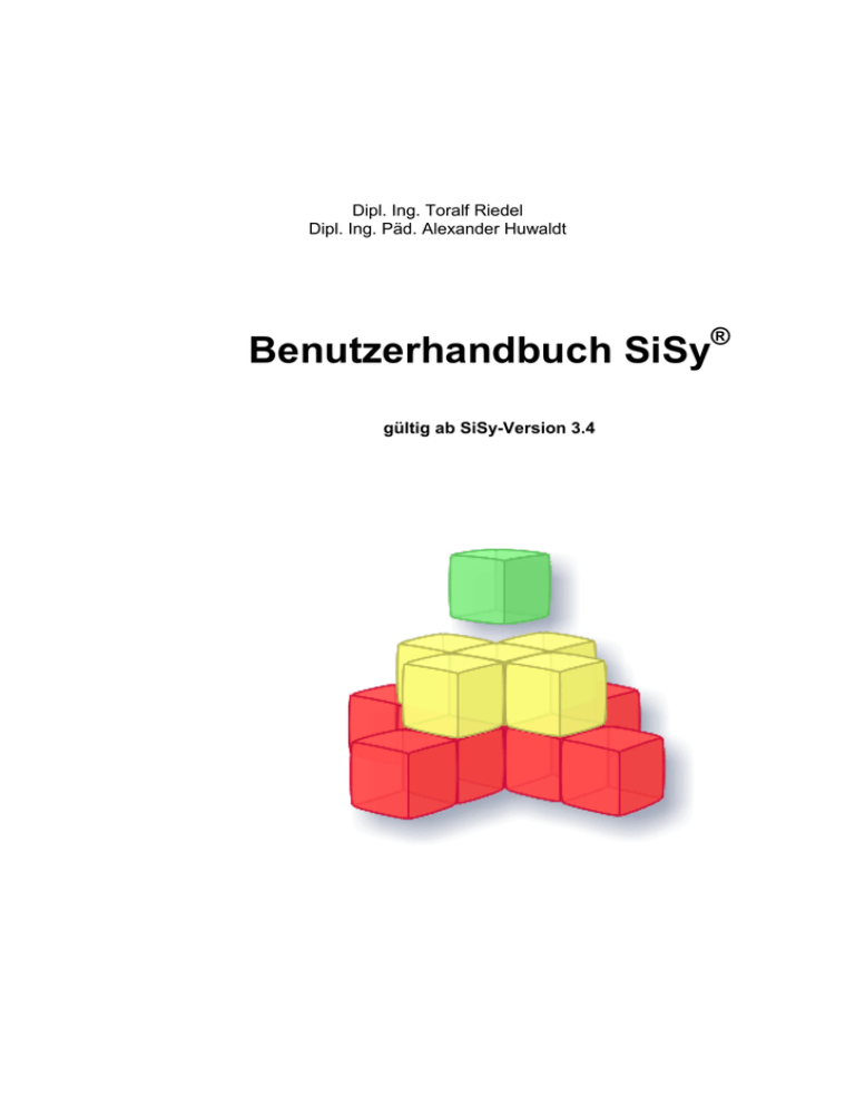 Benutzerhandbuch SiSy Benutzerhandbuch SiSy