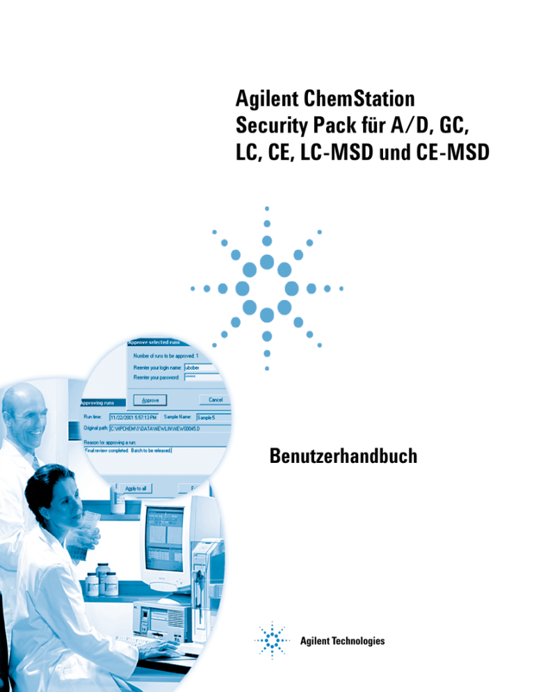 Agilent ChemStation Security Pack für A/D, GC, LC, CE, LC Agilent ChemStation Security Pack für A/D, GC, LC, CE, LC