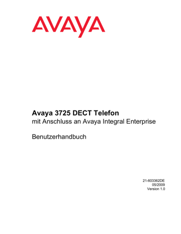 Avaya 3725 DECT Telefon Avaya 3725 DECT Telefon
