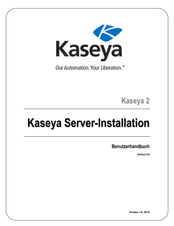 Kaseya Server-Installation Kaseya Server-Installation