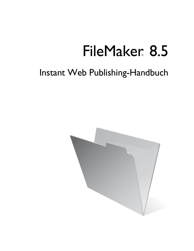 Instant Web Publishing Guide Instant Web Publishing Guide
