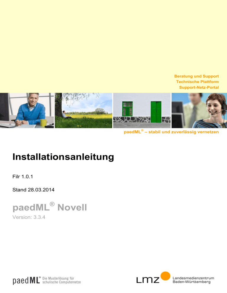 Installationsanleitung paedML Novell Filr Installationsanleitung paedML Novell Filr