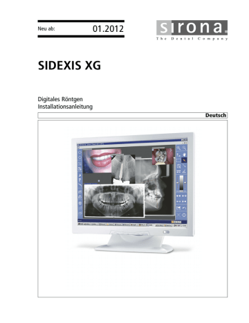 SIDEXIS XG - Sirona Support SIDEXIS XG - Sirona Support