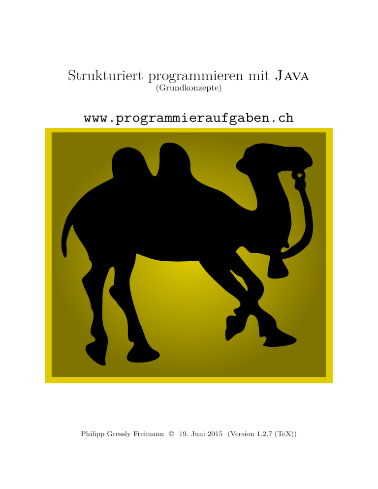 Aufgaben von Programmieraufgaben.ch Aufgaben von Programmieraufgaben.ch