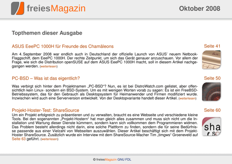 FTP - freiesMagazin FTP - freiesMagazin
