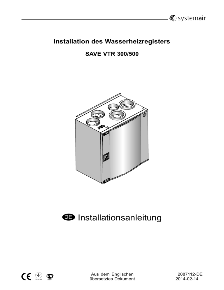 Installationsanleitung Installationsanleitung