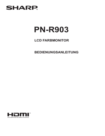 Sharp PN-R903 Bedienungsanleitung | Manualzz Sharp PN-R903 Bedienungsanleitung | Manualzz