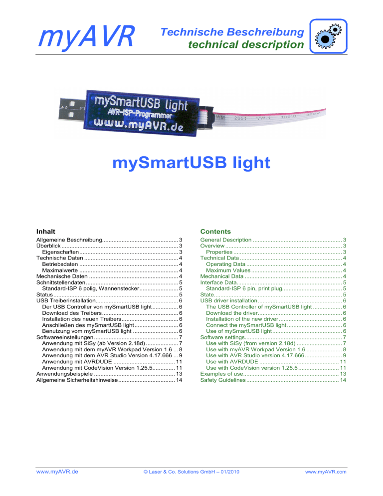 myAVR - CONRAD Produktinfo. myAVR - CONRAD Produktinfo.