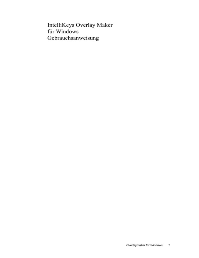 Gebrauchsanleitung Gebrauchsanleitung
