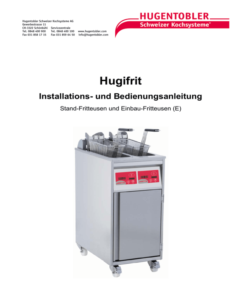 Installations- und Bedienungsanleitung Installations- und Bedienungsanleitung