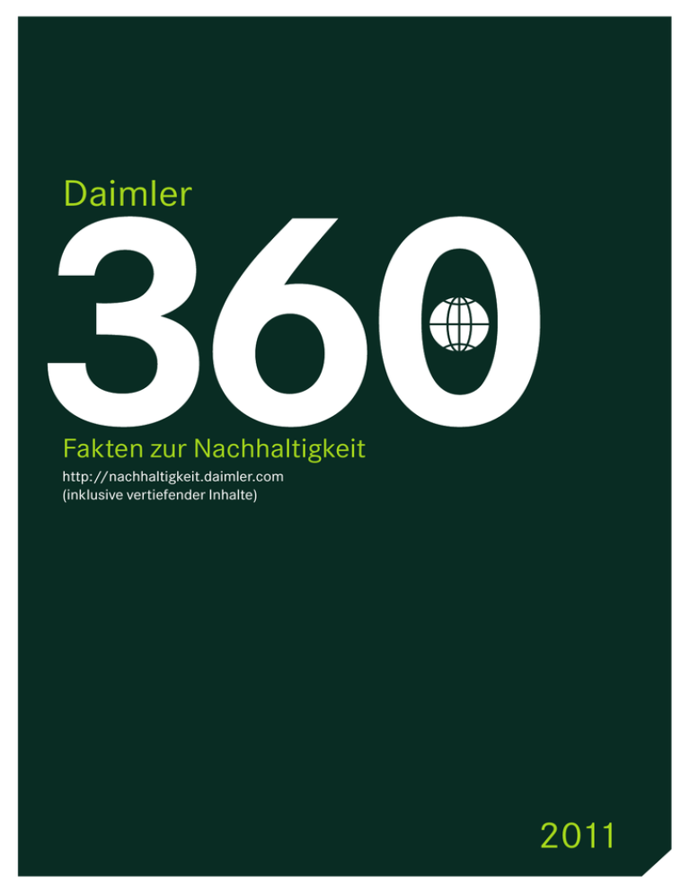 Nachhaltigkeitsbericht 2010 (inklusive vertiefender Inhalte) Nachhaltigkeitsbericht 2010 (inklusive vertiefender Inhalte)