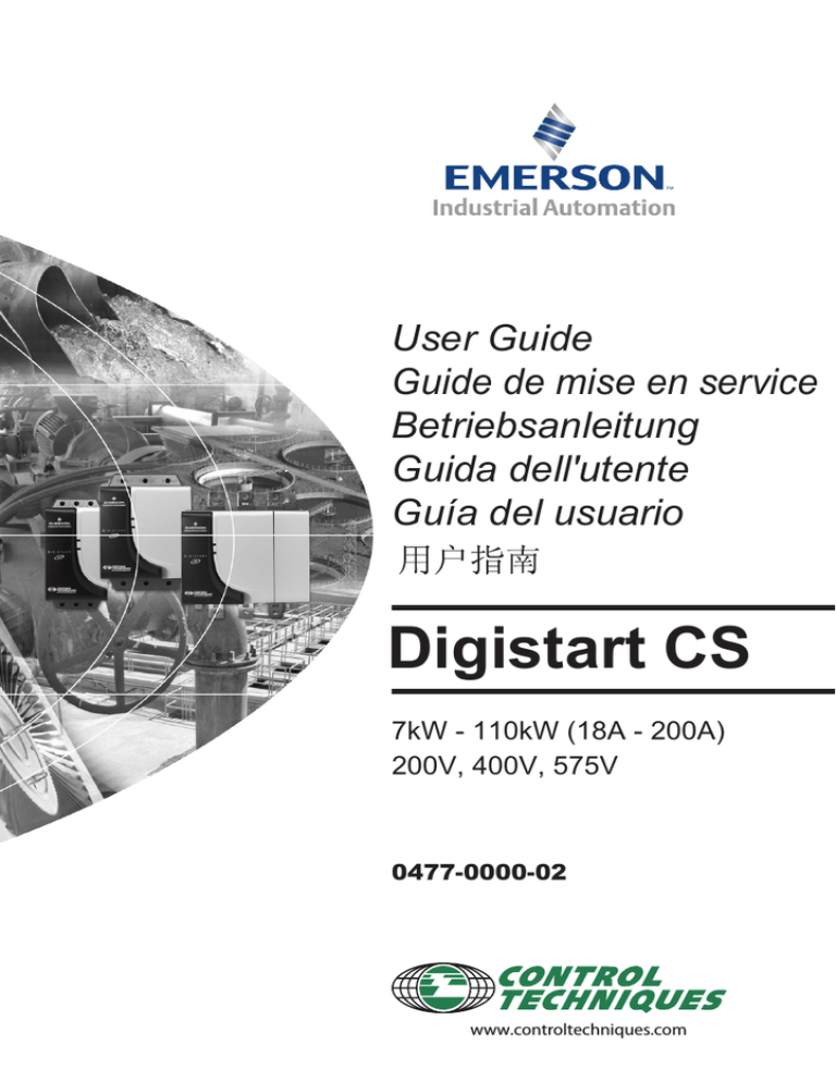 Digistart CS User Guide Digistart CS User Guide