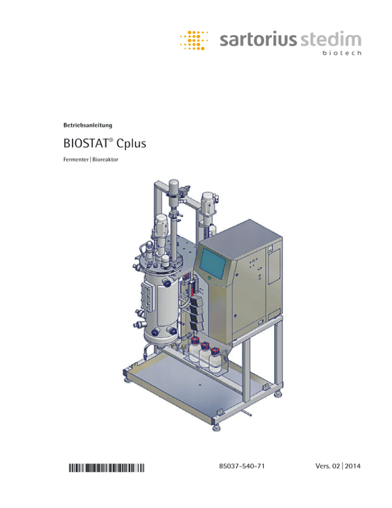 BIOSTAT® Cplus Fermenter | Bioreaktor BIOSTAT® Cplus Fermenter | Bioreaktor