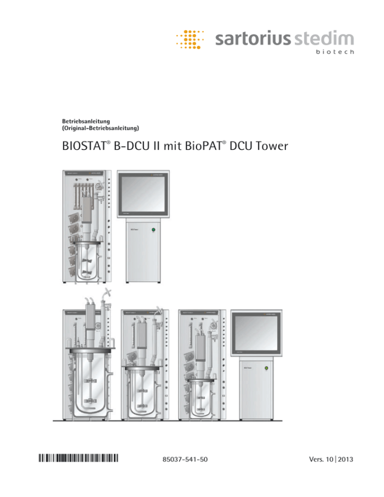 BIOSTAT® B-DCU II mit BioPAT® DCU Tower BIOSTAT® B-DCU II mit BioPAT® DCU Tower
