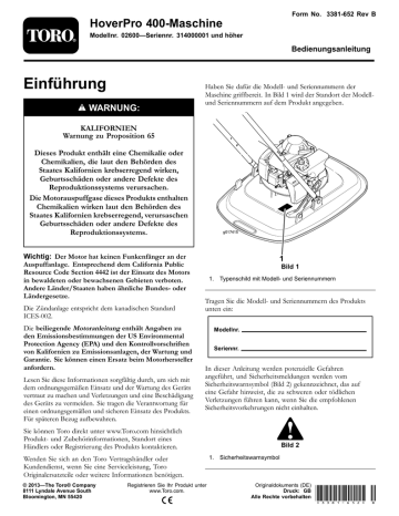 Bedienungsanleitung Bedienungsanleitung