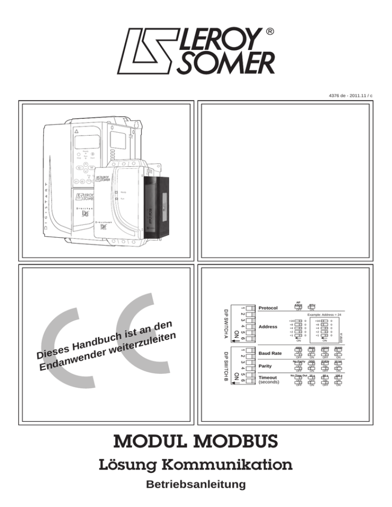 Modbus-Modul - Betriebsanleitung Modbus-Modul - Betriebsanleitung