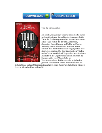 Tokio Kill Tokio Kill