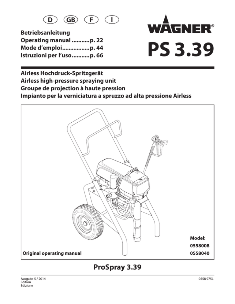 PS 3.39 - Wagner SprayTech USA PS 3.39 - Wagner SprayTech USA