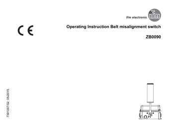 Ifm Zb Belt Drift Switch Operating Instructions Manualzz