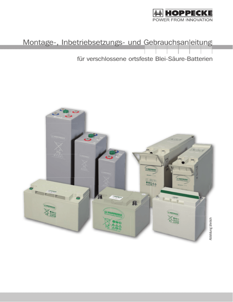 Montage-, Inbetriebsetzungs- und Gebrauchsanleitung Montage-, Inbetriebsetzungs- und Gebrauchsanleitung