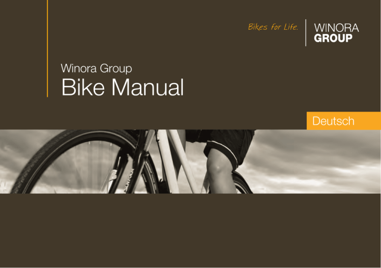 Winora Bike Manual Winora Bike Manual