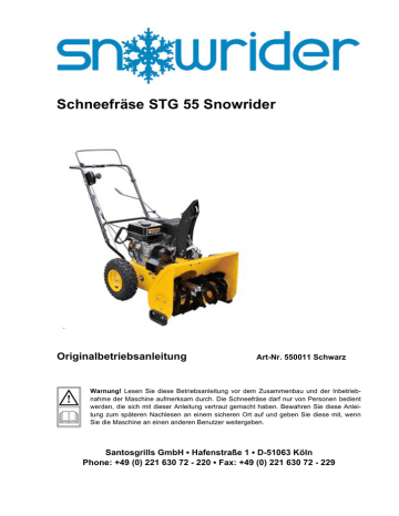 Schneefräse STG 55 Snowrider Schneefräse STG 55 Snowrider