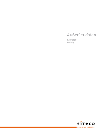 Anhang - Siteco Beleuchtungstechnik Anhang - Siteco Beleuchtungstechnik