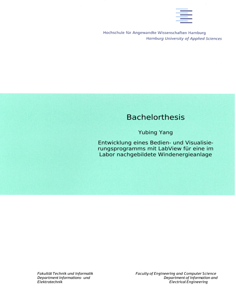 Bachelorthesis - Dokumentenserverhosting der SUB Bachelorthesis - Dokumentenserverhosting der SUB