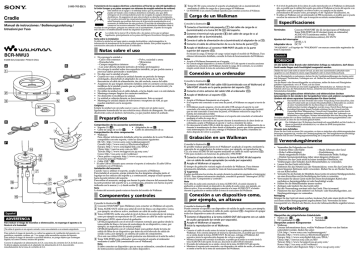 Sony BCR-NWU3 Owner's manual Sony BCR-NWU3 Owner's manual