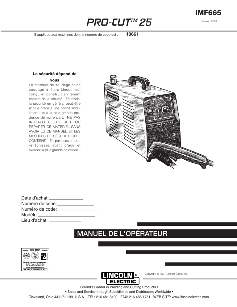 PRO-CUTTM 25 PRO-CUTTM 25