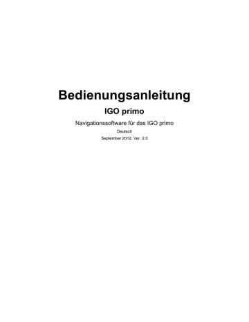 Dynavin iGO primo Navigation software Bedienungsanleitung | Manualzz Dynavin iGO primo Navigation software Bedienungsanleitung | Manualzz