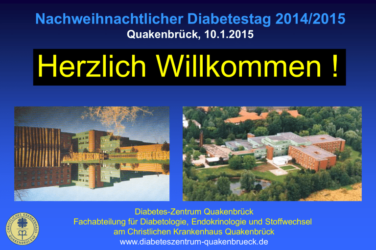 Prof. Dr. Stephan Matthaei: Diabetologie 2015 - DIABETES Prof. Dr. Stephan Matthaei: Diabetologie 2015 - DIABETES