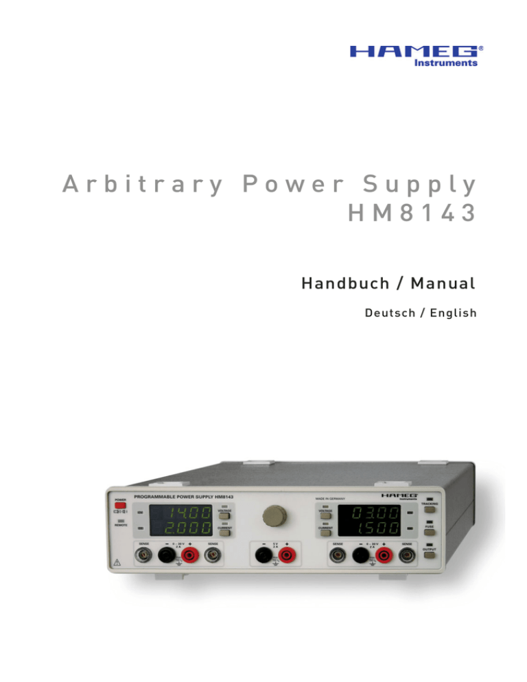 HM8143 Manual dt HM8143 Manual dt