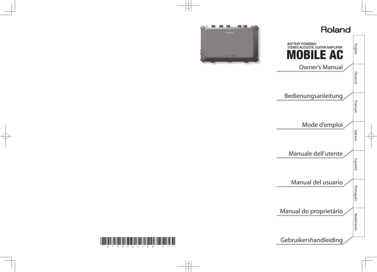 Deutsch. Roland MOBILE AC Deutsch. Roland MOBILE AC