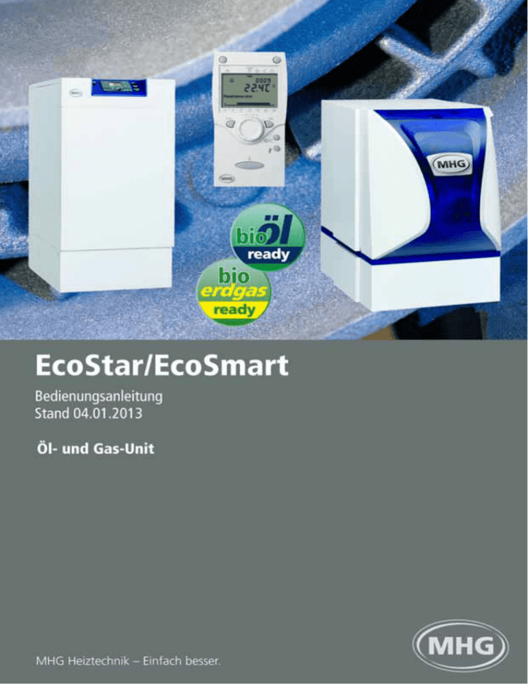 EcoStar/EcoSmart - MHG Heiztechnik EcoStar/EcoSmart - MHG Heiztechnik