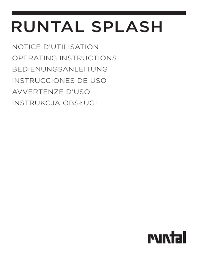 Runtal SPlaSH Runtal SPlaSH