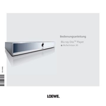Bedienungsanleitung Blu-ray DiscTM Player | Manualzz Bedienungsanleitung Blu-ray DiscTM Player | Manualzz