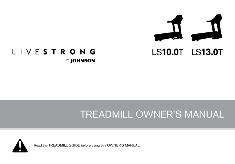 TReadmiLL owneR'S manuaL TReadmiLL owneR'S manuaL
