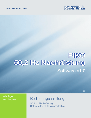 PIKO 50,2 Hz Nachrüstung PIKO 50,2 Hz Nachrüstung
