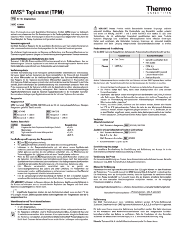 QMS® Topiramat (TPM) QMS® Topiramat (TPM)