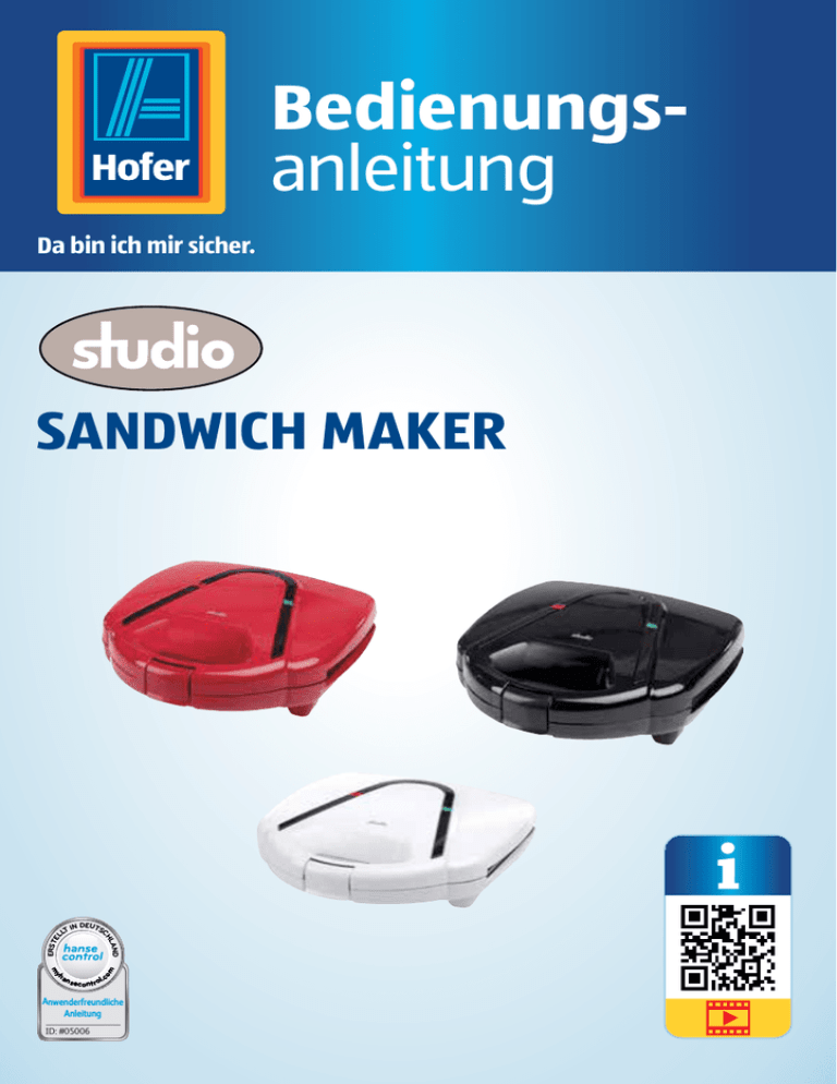 sandwich maker sandwich maker