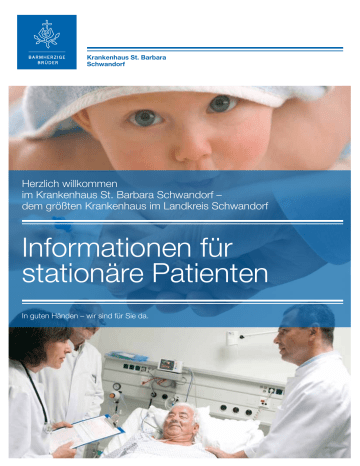 Informationen für stationäre Patienten Informationen für stationäre Patienten