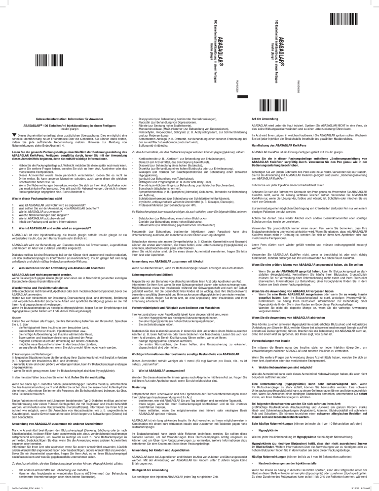 Gebrauchsinformation Fertigpen Gebrauchsinformation Fertigpen