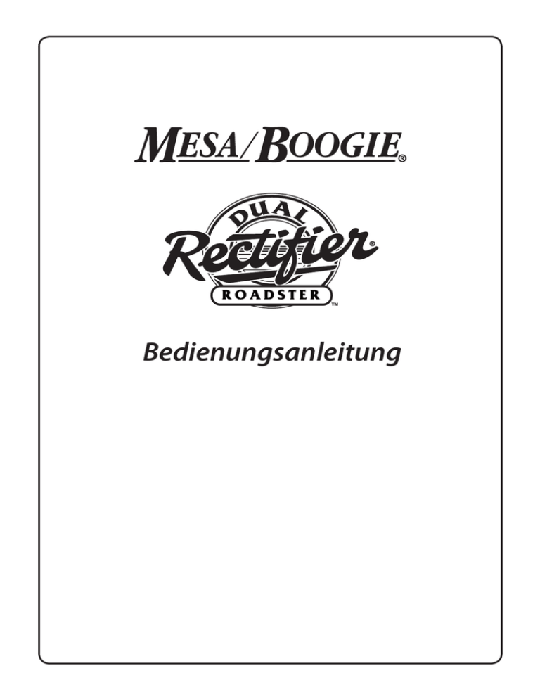Bedienungsanleitung Bedienungsanleitung