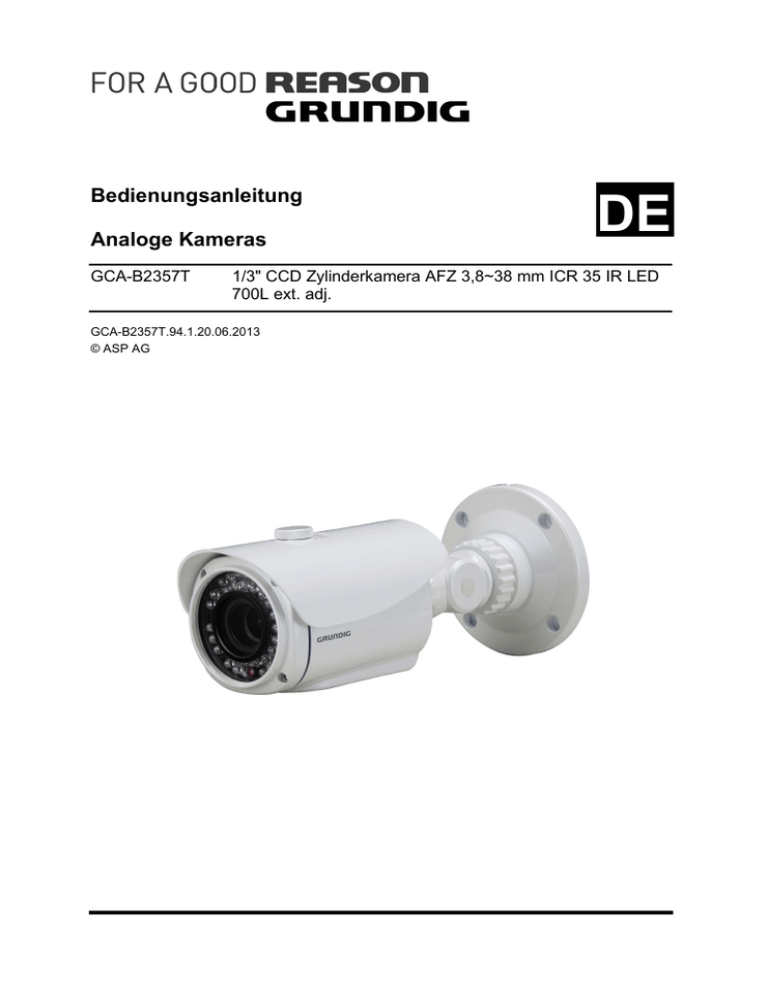 Bedienungsanleitung Analoge Kameras Bedienungsanleitung Analoge Kameras