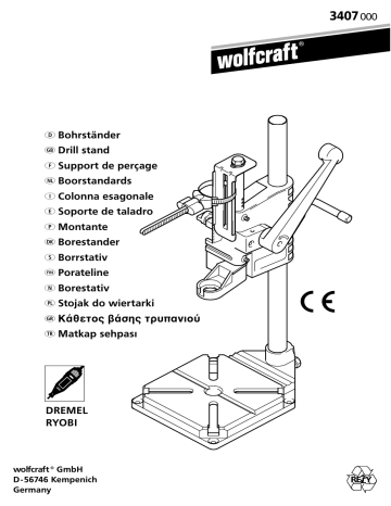 Wolfcraft 3407 000 Operating Instructions Manual | Manualzz