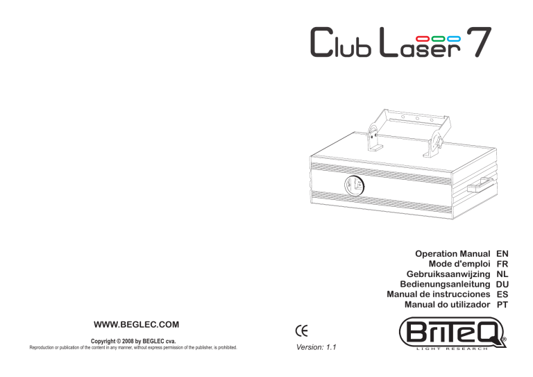 CLUB LASER 7-user_manual-V1,0 CLUB LASER 7-user_manual-V1,0
