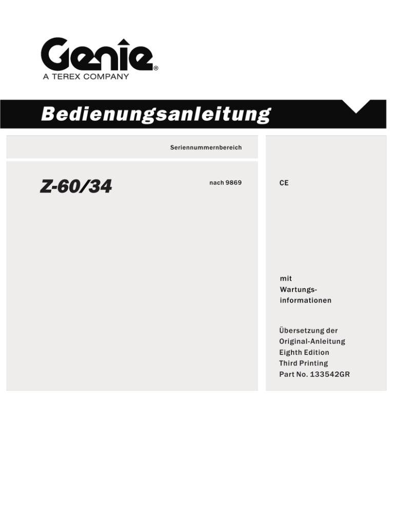 Bedienungsanleitung Bedienungsanleitung
