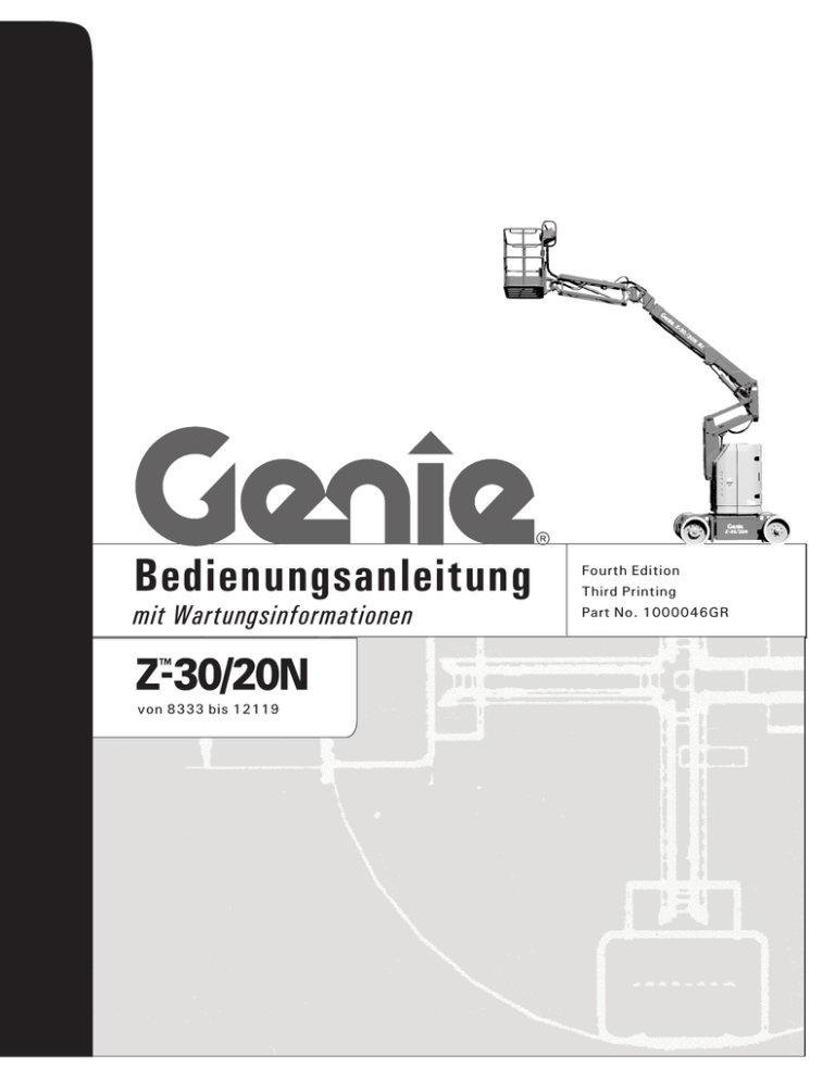 Bedienungsanleitung Fourth Edition Bedienungsanleitung Fourth Edition