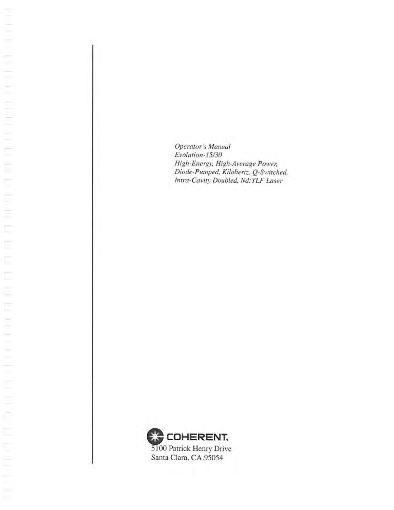 CcoHERENT~ - NHMFL Ultrafast User Facility CcoHERENT~ - NHMFL Ultrafast User Facility